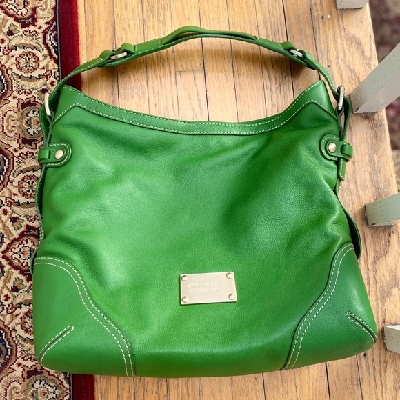 Michael Kors Leather Millbrook Handbag - Picture 9 of 11